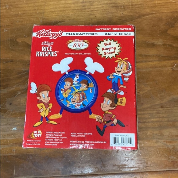 2006 Rice Krispies 100 anniversary alarm clock - Picture 2 of 3